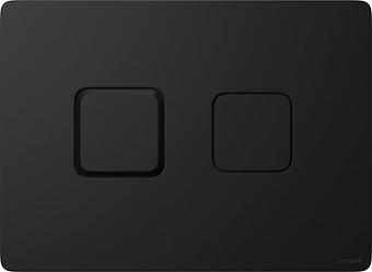 ACCENTO SQUARE PNEUMATISCHE SPOELKNOP ZWART MAT K97-426