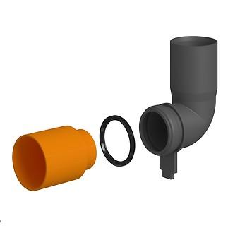 KORTE INLAATBOCHT VOOR SYSTEEM AQUA 4 K99-0246