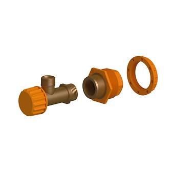 AFSLUIT HAAKVENTIEL VOOR SYSTEEM AQUA 5/7/9 K99-0250