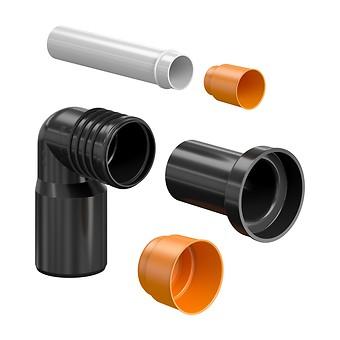 SET AANSLUITPIJPEN AQUA SYSTEEM 40–50 K99-0412