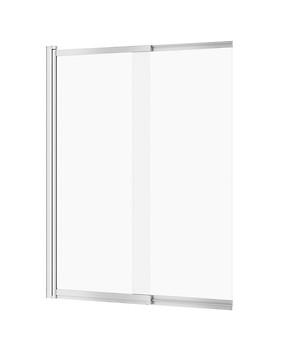 Bath Screen Double Wing Chrome LARGA 140×115 S932-141
