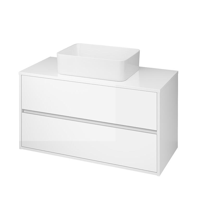 CREA 100 cabinet with countertop white S924-006