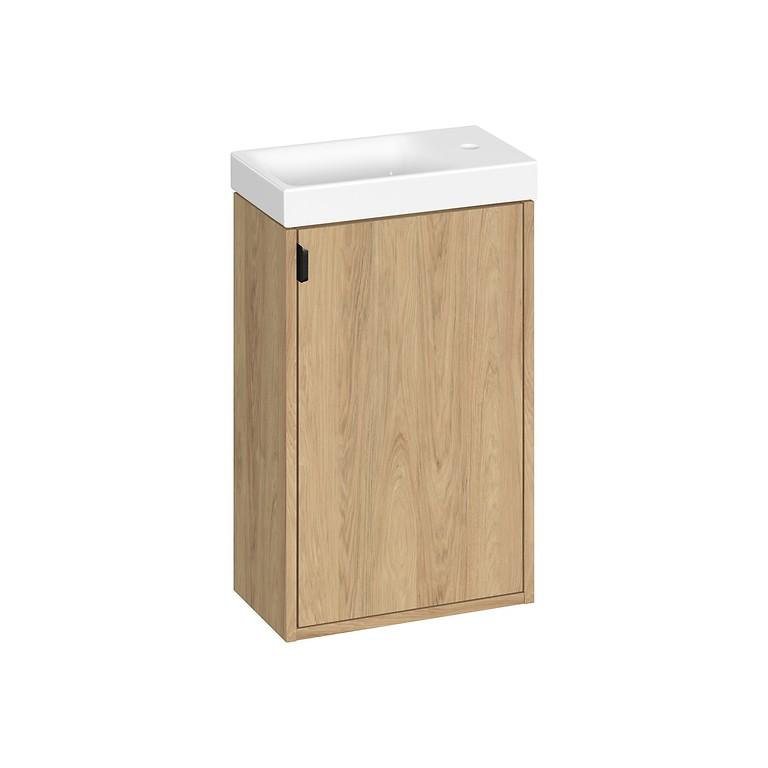 SET C644 ATRATO 40 OAK HIKORA  (CABINET+WASHBASIN) S4007-008