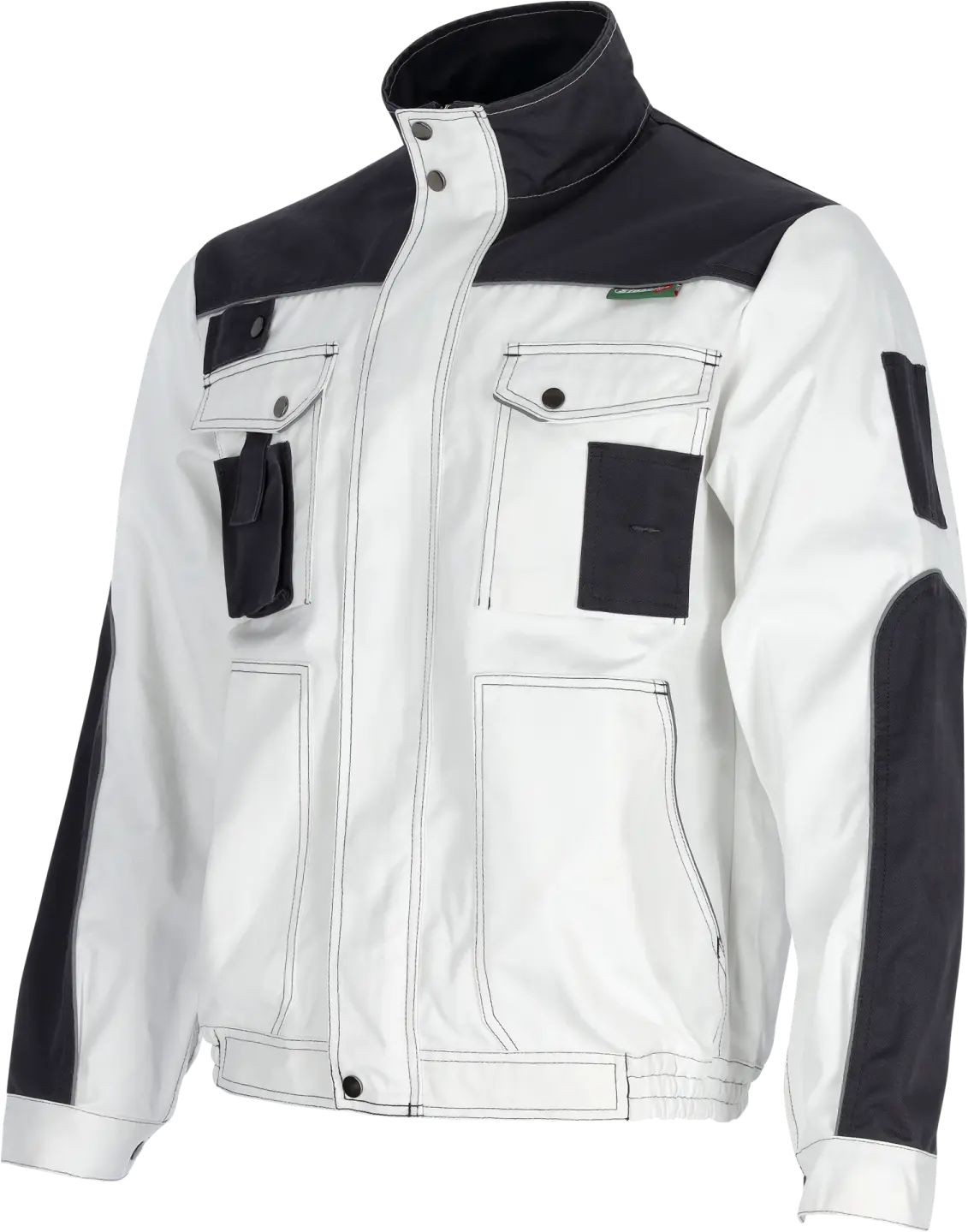 ALLROUND LINE Men's Work Jacket – Size M, White | STALCO S-42163