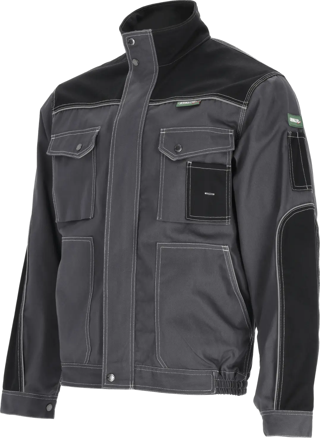 ALLROUND LINE Men's Work Jacket – Size L, Gray | STALCO S-44407