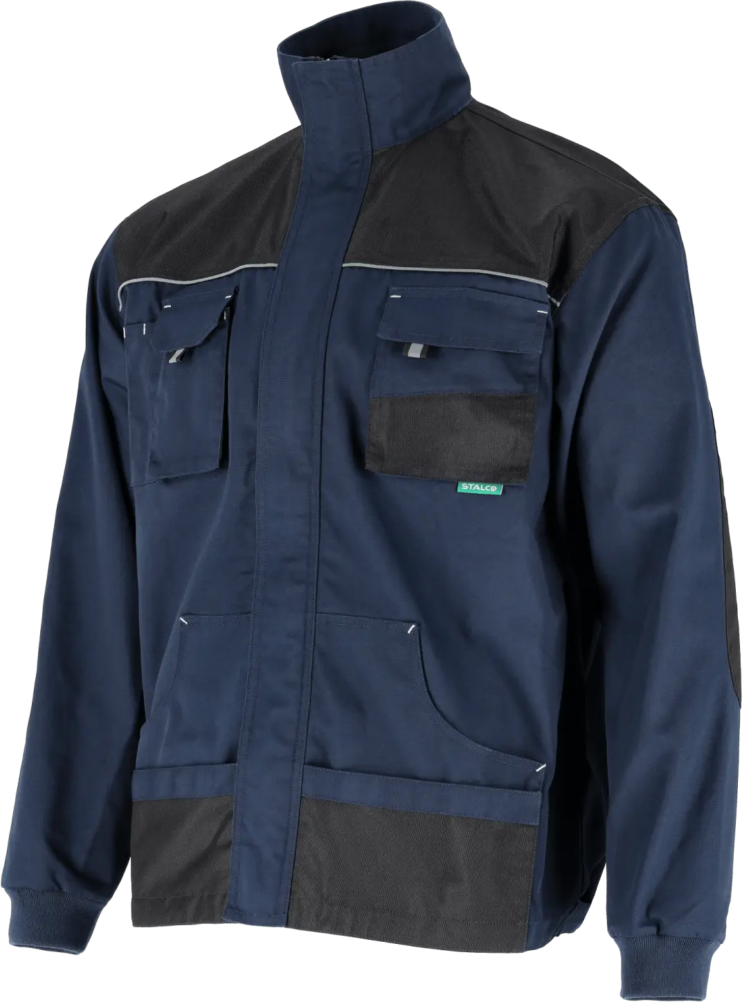 BASIC LINE Men's Work Sweatshirt – Size 4XL, Navy Blue STALCO S090400006