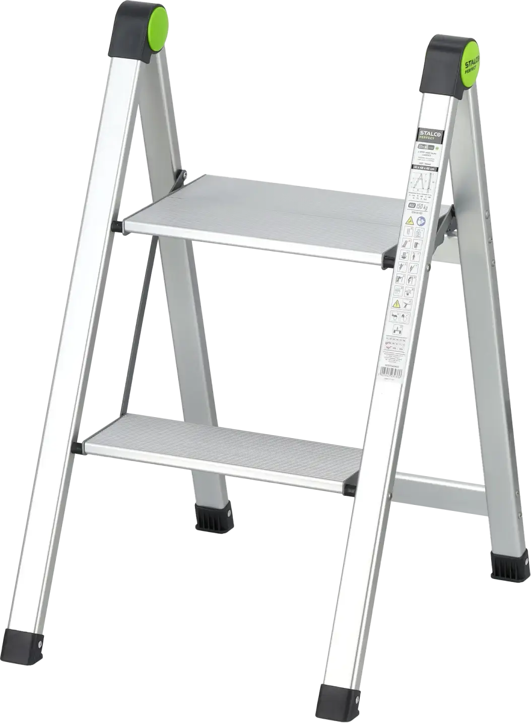Folding ladder MINI SLIM 2 steps without handle STALCO PERFECT S020140402