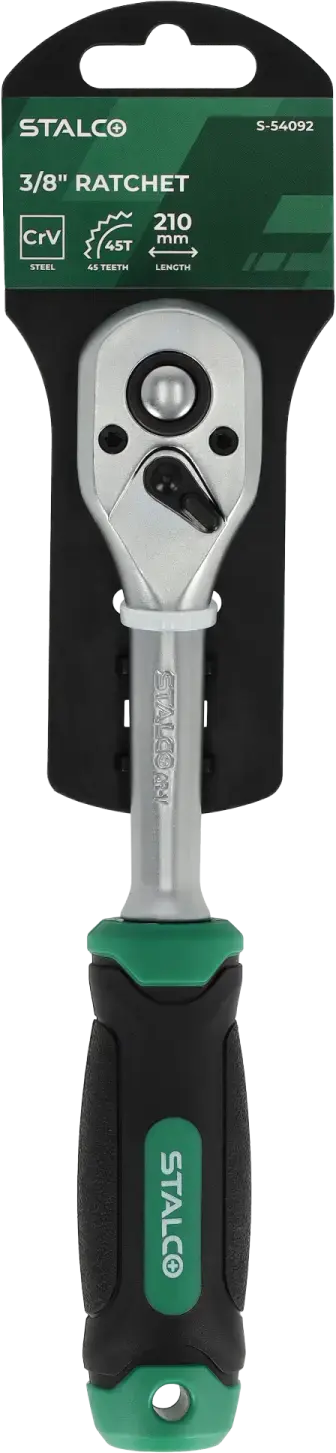 Straight ratchet 3/8″ 210 mm STALCO S-54092
