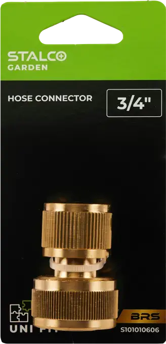 Through hose connector BRS 3/4″ STALCO GARDEN S101010606