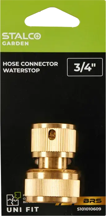 Quick connector with stop BRS 3/4″ STALCO GARDEN S101010609