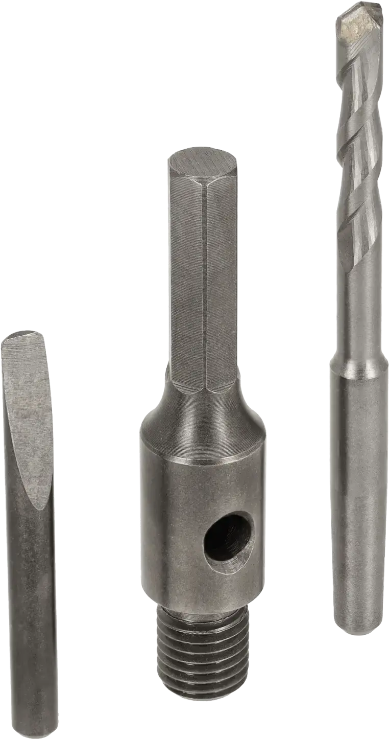 Adapter voor diamant-gatenzagen Hex 100 mm + centreerboor 8 x 120 mm ø22 x 110 mm, HEX, M16, boor: ø8 x 120 mm STALCO PERFECT S-70803