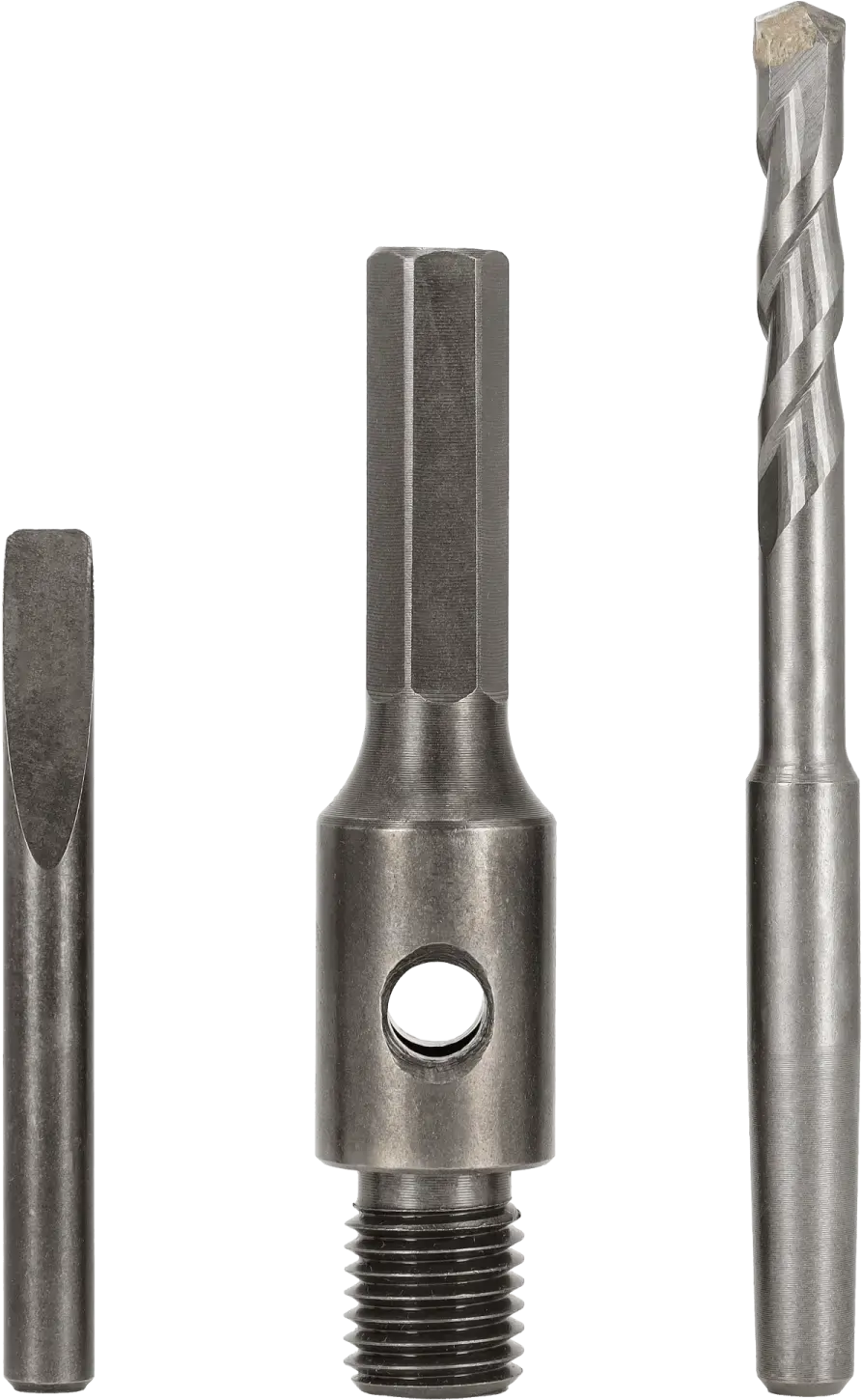 Diamond hole saw adapter Hex 100 mm + centering drill 8 x 120 mm ø22 x 110 mm, HEX, M16, drill: ø8 x 120 mm STALCO PERFECT S-70803