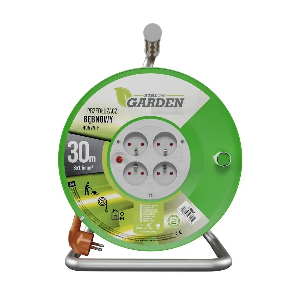 Reel extension cord STANDARD LINE 40 m STALCO GARDEN S-80806