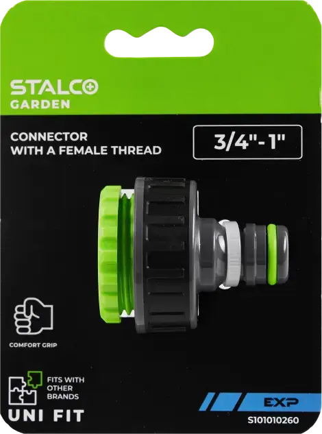 Internal thread connector EXP 3/4″ - 1″ STALCO GARDEN S101010260