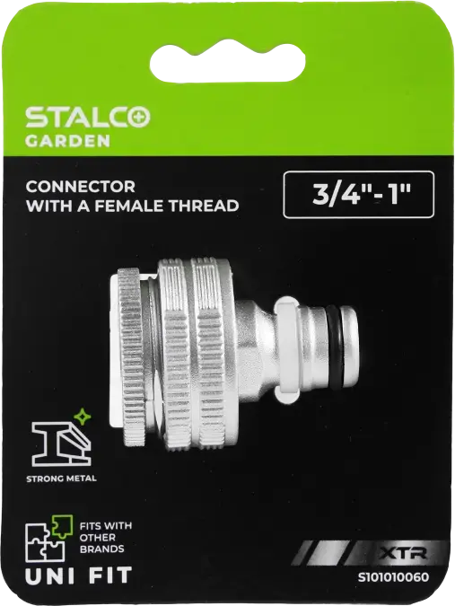 Internal thread connector XTR 3/4″ - 1″ STALCO GARDEN S101010060