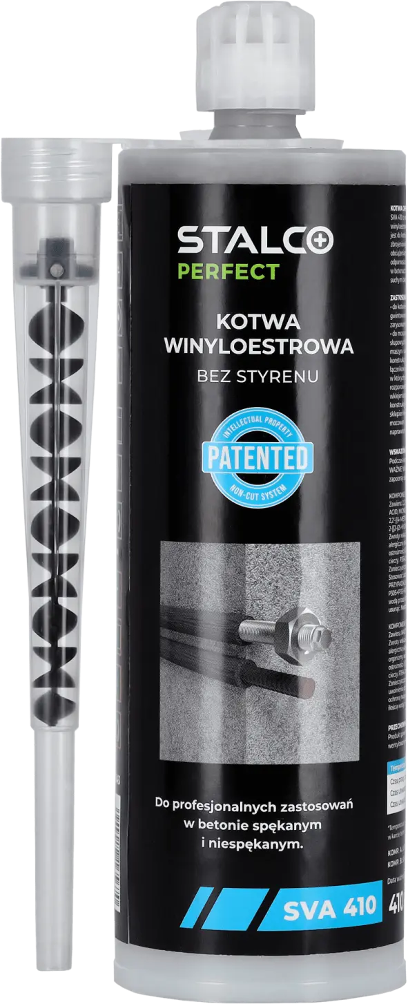 Styrene-free vinyl ester anchor SVA 410 410 ml STALCO PERFECT S-64343