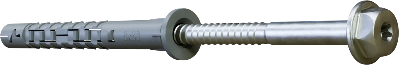 Frame expansion plug with screw A4/316 TXKA4 sleeve: ø10x80mm, screw: ø6,9x85mm STALCO PERFECT TXKA410080