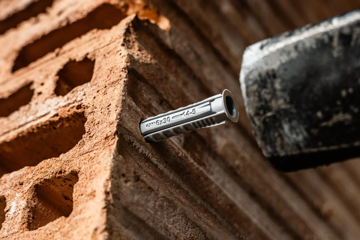 Universele expansieplug met RXS-schroef – Boordiameter ø: ø8mm, schroef: ø4,5x50mm 9 stuks STALCO PERFECT BRXS-8/4,5x50