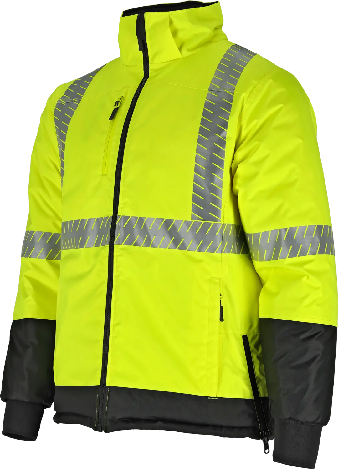 Men's insulated warning rain jacket REVERS J 2in1 STALCO PERFECT S yellow STALCO PERFECT S090797011
