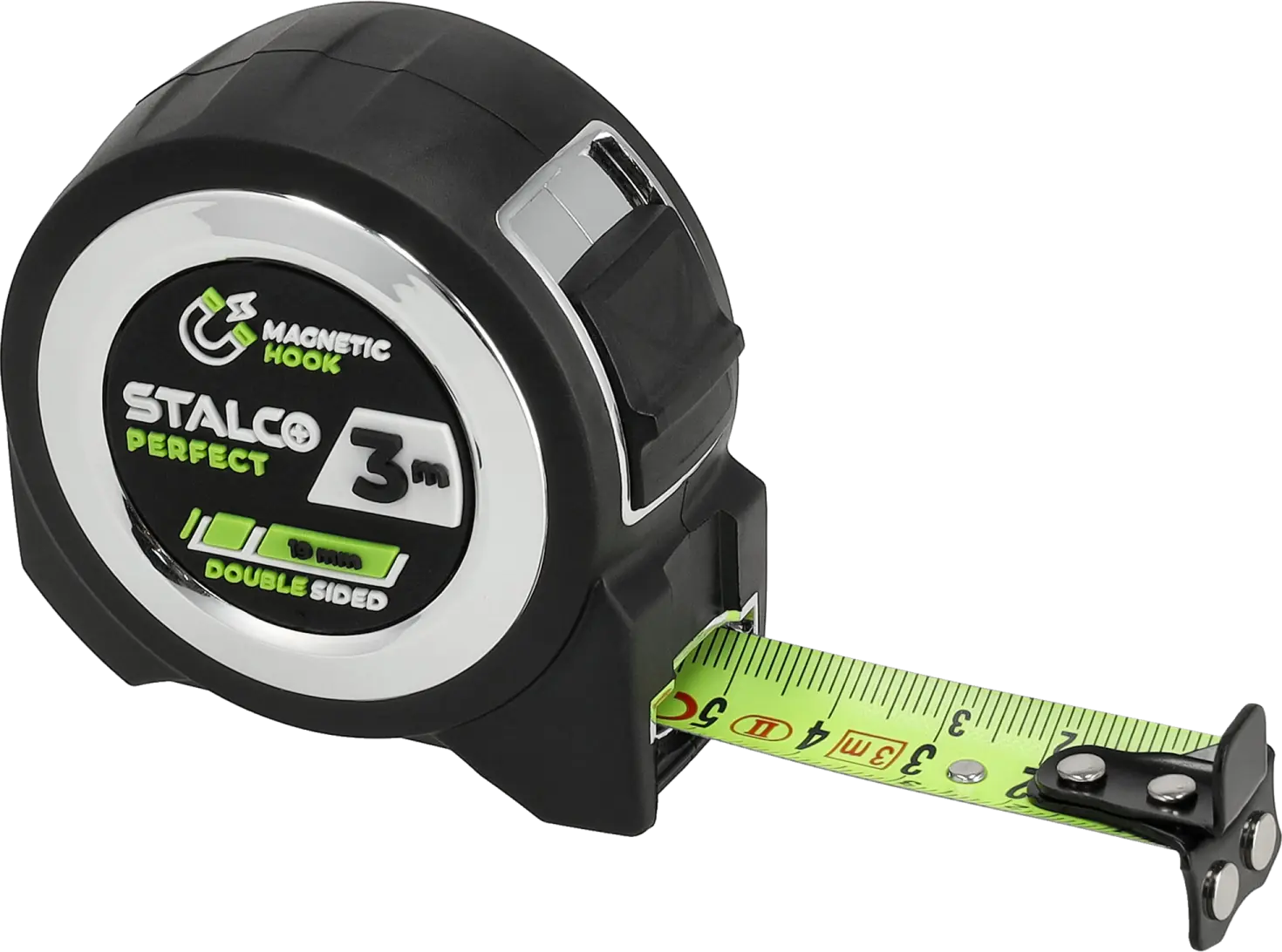 Tape measure with magnetic hook 3 mx 19 mm STALCO PERFECT S010126103