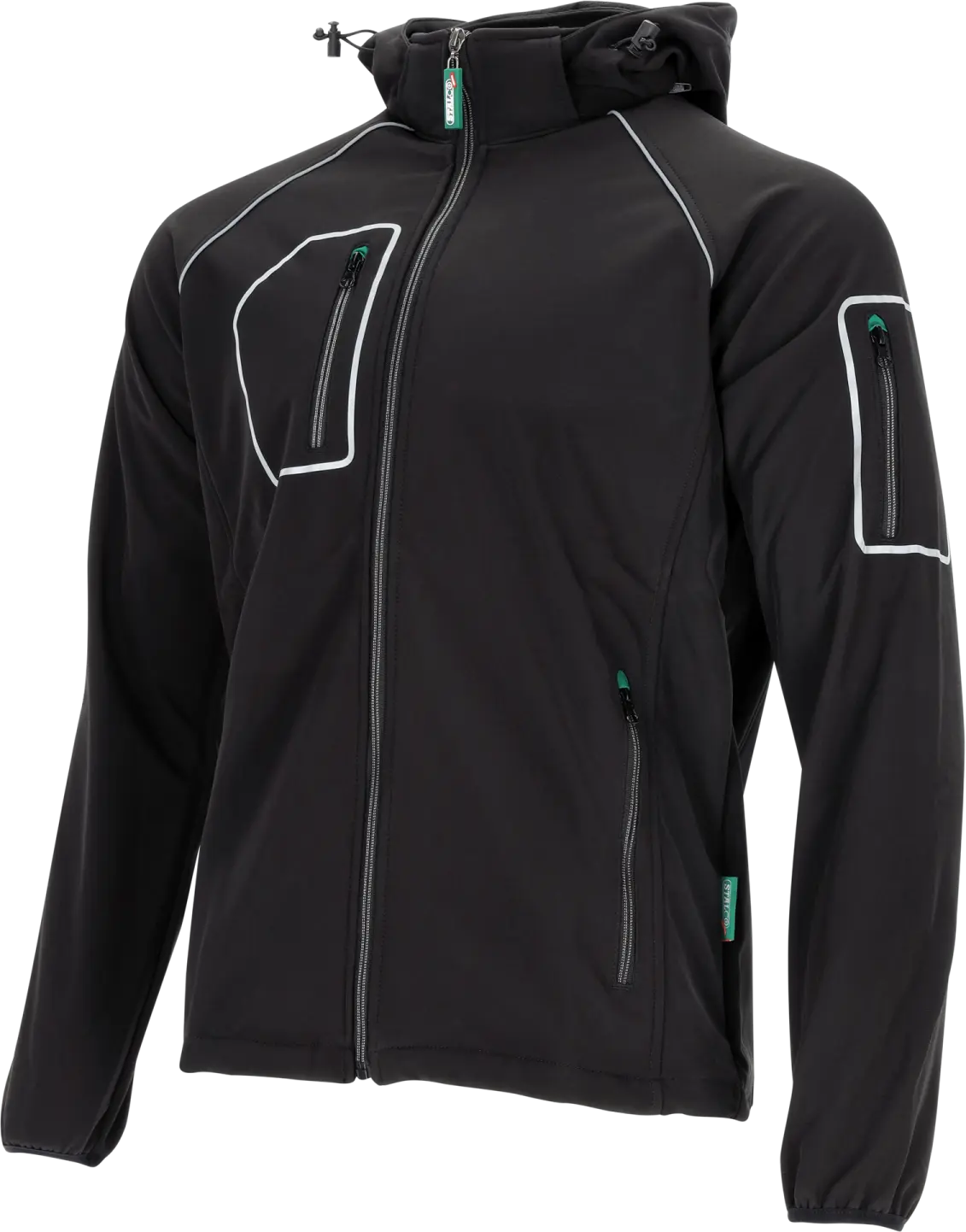 Men's softshell jacket PHOENIX L Black STALCO S-44015
