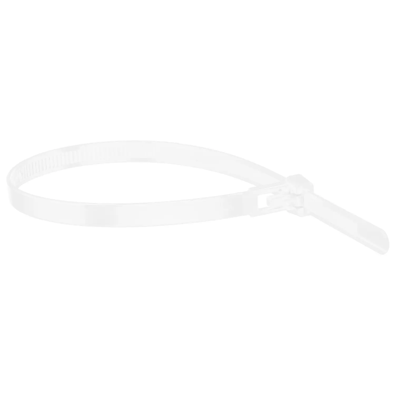 White removable nylon cable ties 7.6 x 200 mm White STALCO PERFECT OPPDB76200