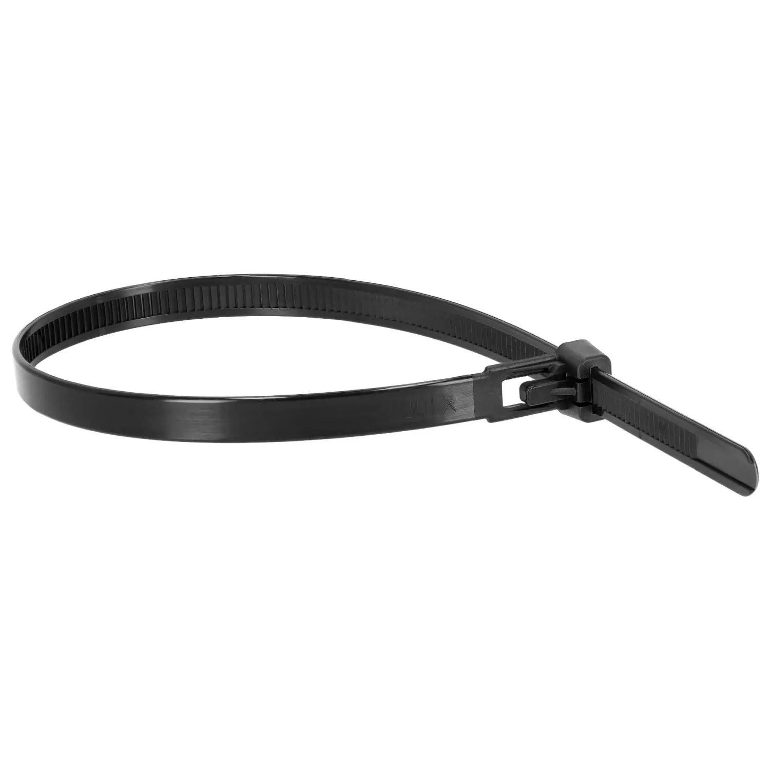 Black removable nylon cable ties 7.6 x 200 mm STALCO PERFECT OPPDC76200