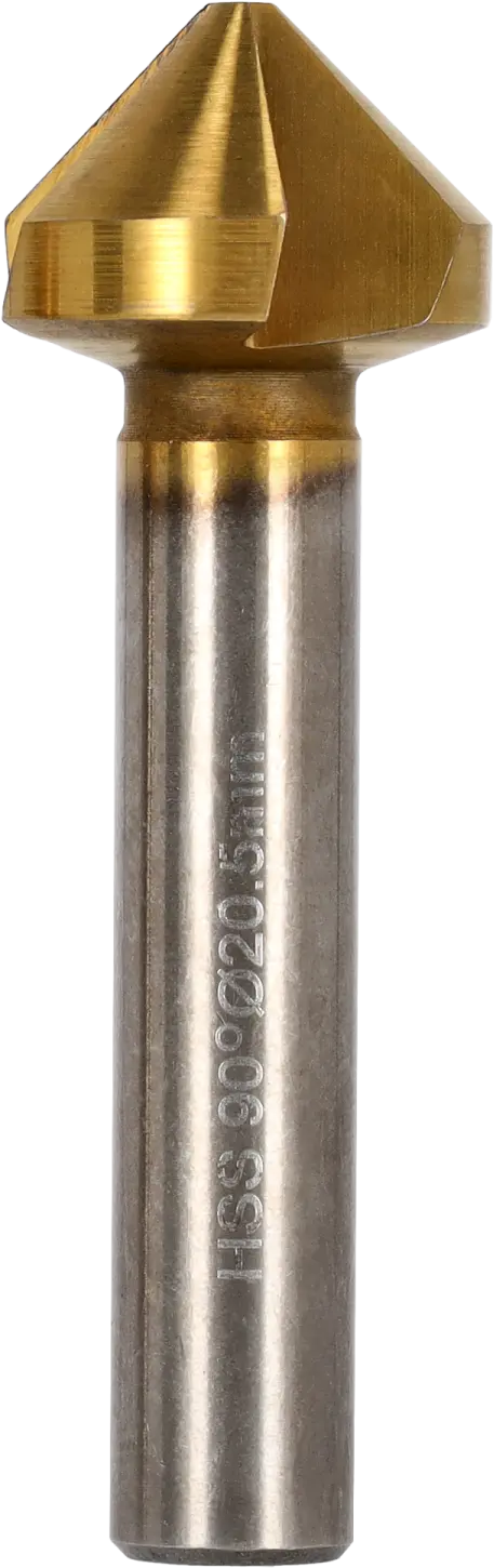 HSS-TiN countersink ø20.5 mm, Length 63 mm, Shank ø10 mm STALCO PERFECT S-72511