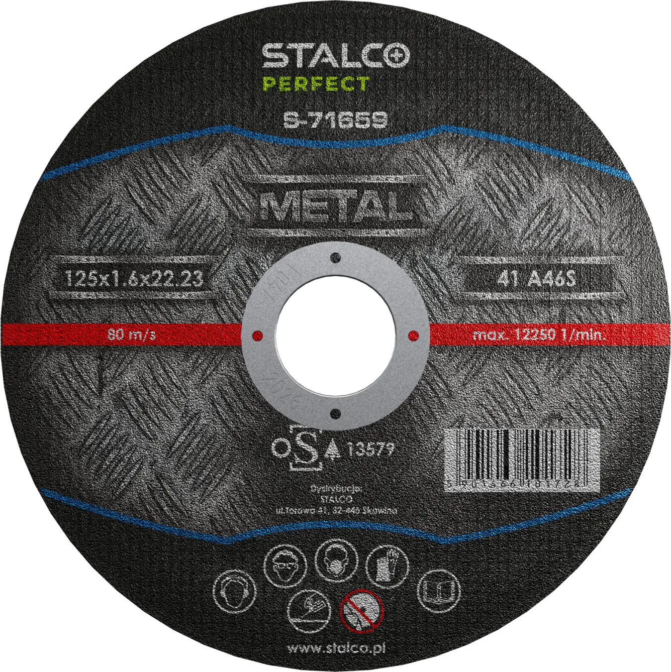 Metal cutting disc – flat ø 350 x 3.5 x 25.4 mm STALCO PERFECT S-71672