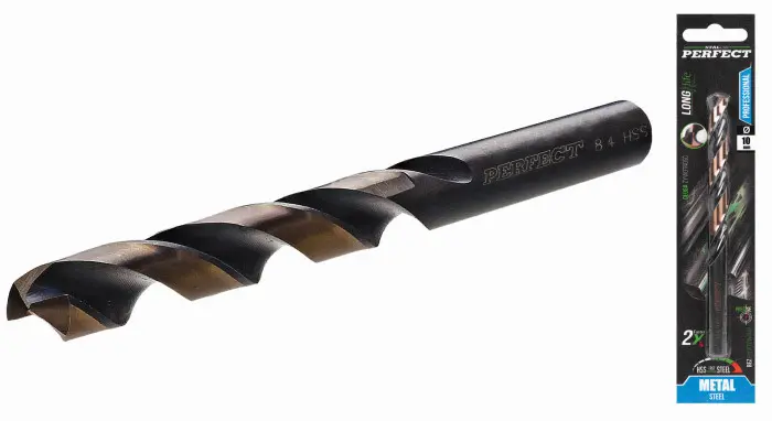 HSS metal drill bit – blister pack ø 1.0 mm, pack of 3 pcs STALCO PERFECT S-72049