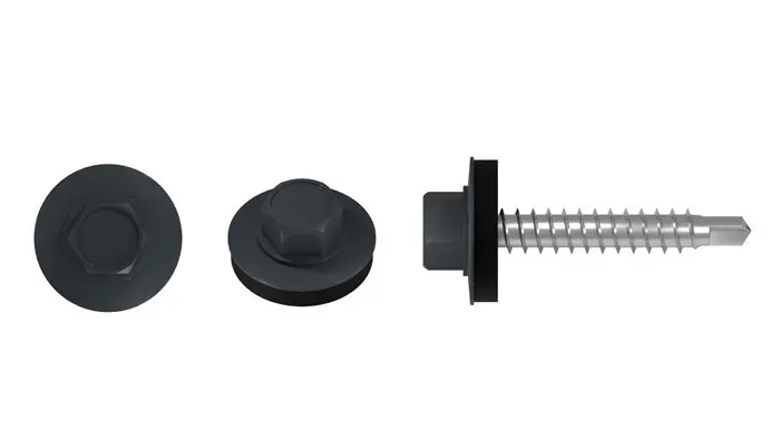Farm screw for roofing on wooden substrate FD FD-4.8x35 RAL 7016 STALCO FD - 4.8X35 7016