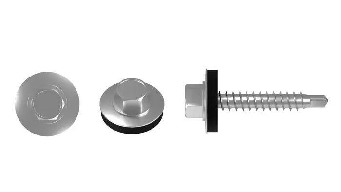 Farm screw for roofing on wooden substrate FD FD-4.8x60 RAL 7046 STALCO FD - 4.8X60 7046