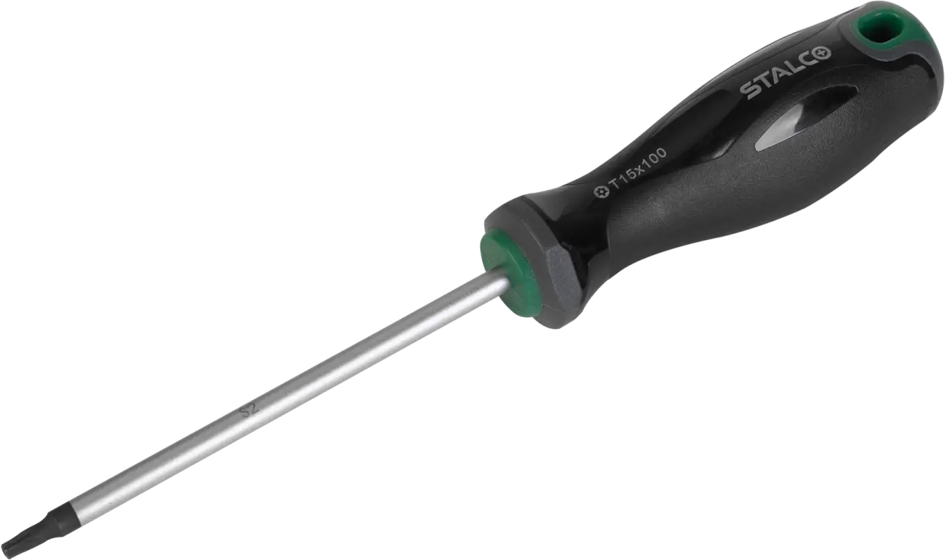 Torx screwdriver with hole T40x125mm STALCO S-12600