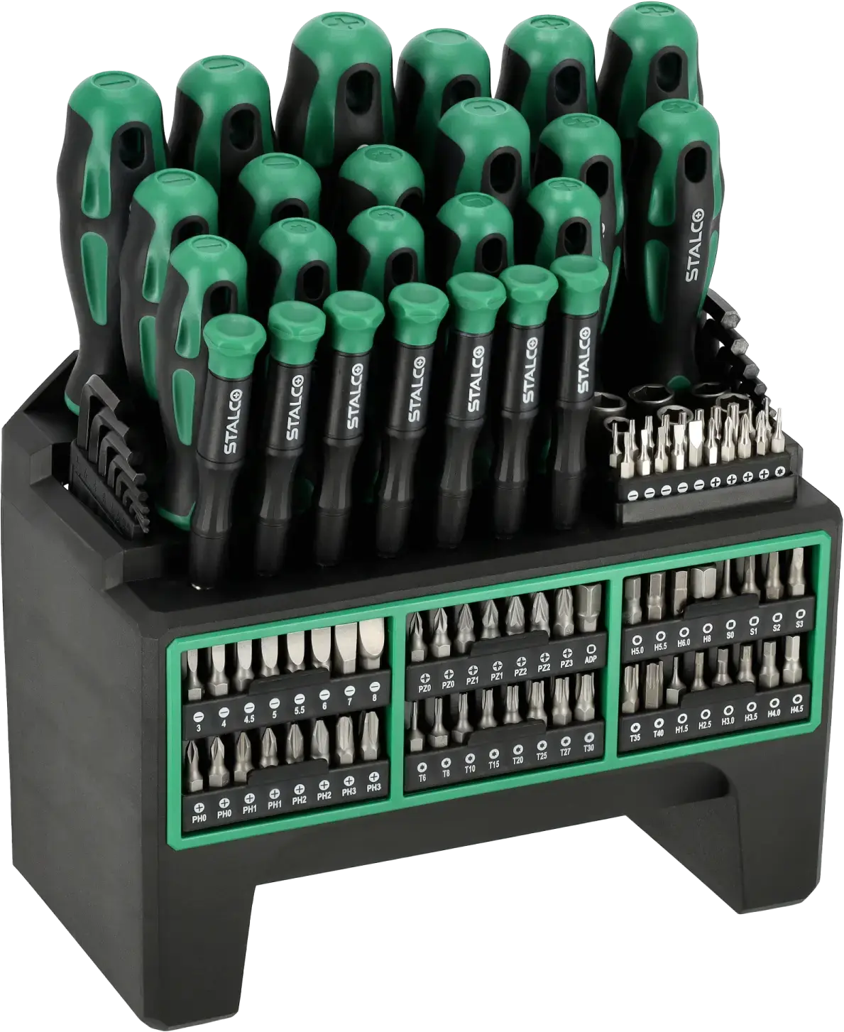Screwdriver Set 114 pcs STALCO S-12399