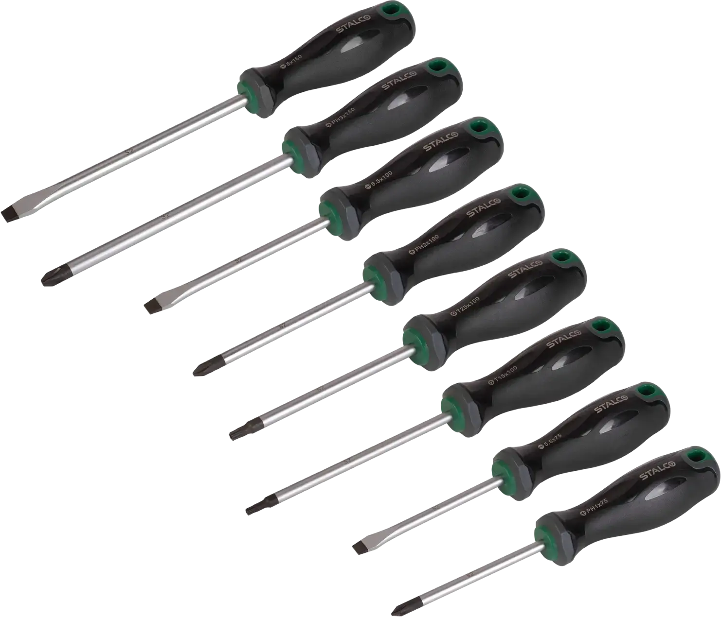 Screwdriver Set 8 pcs STALCO S-12622