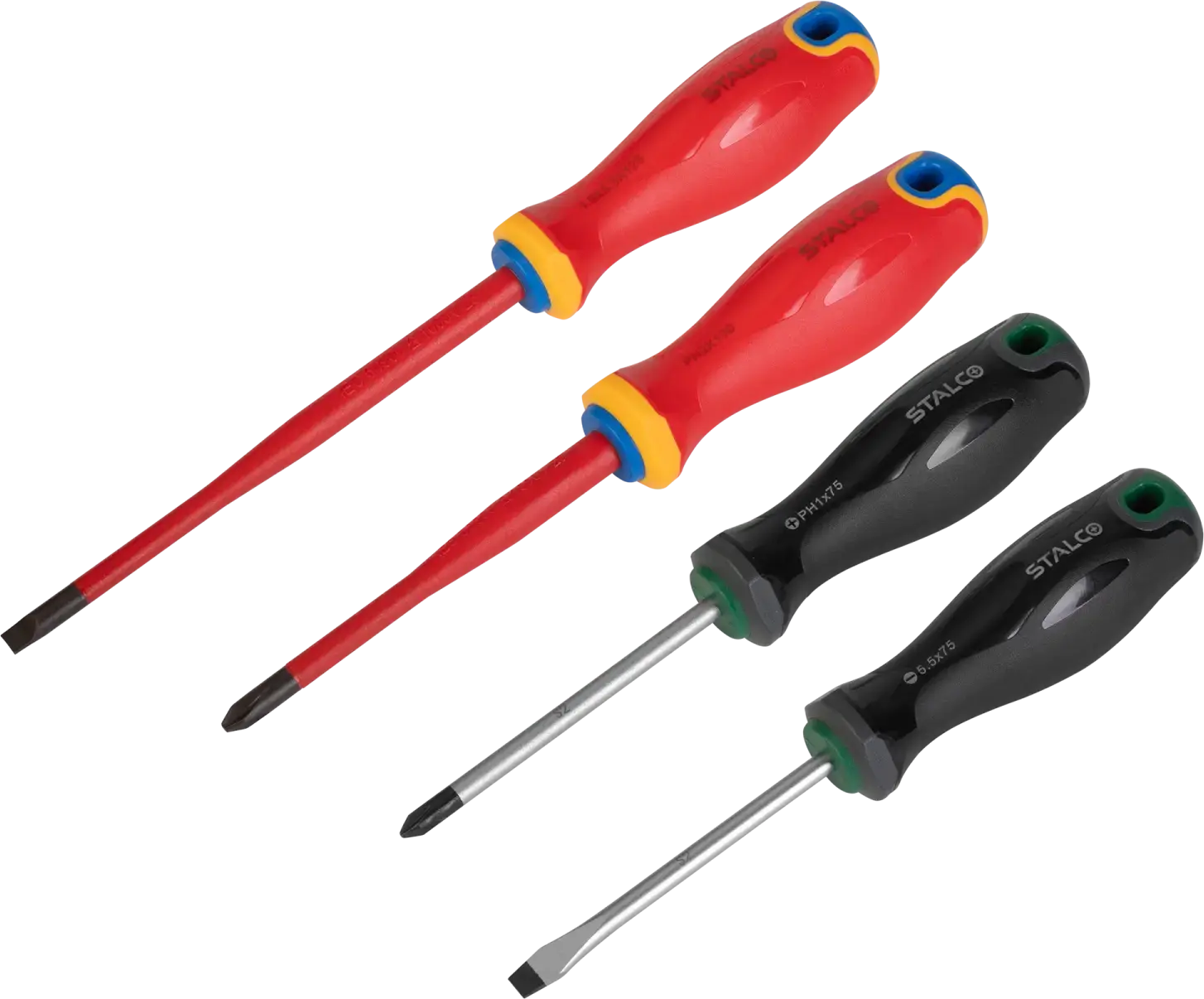 Screwdriver Set 4 pcs STALCO S-12624