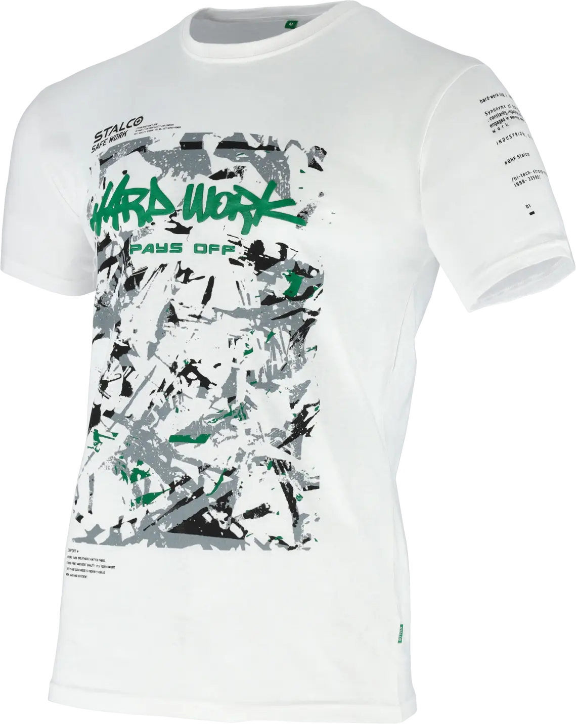 Men's T-shirt BONO PAINTER XL White STALCO S090691004 STALCO S090691004