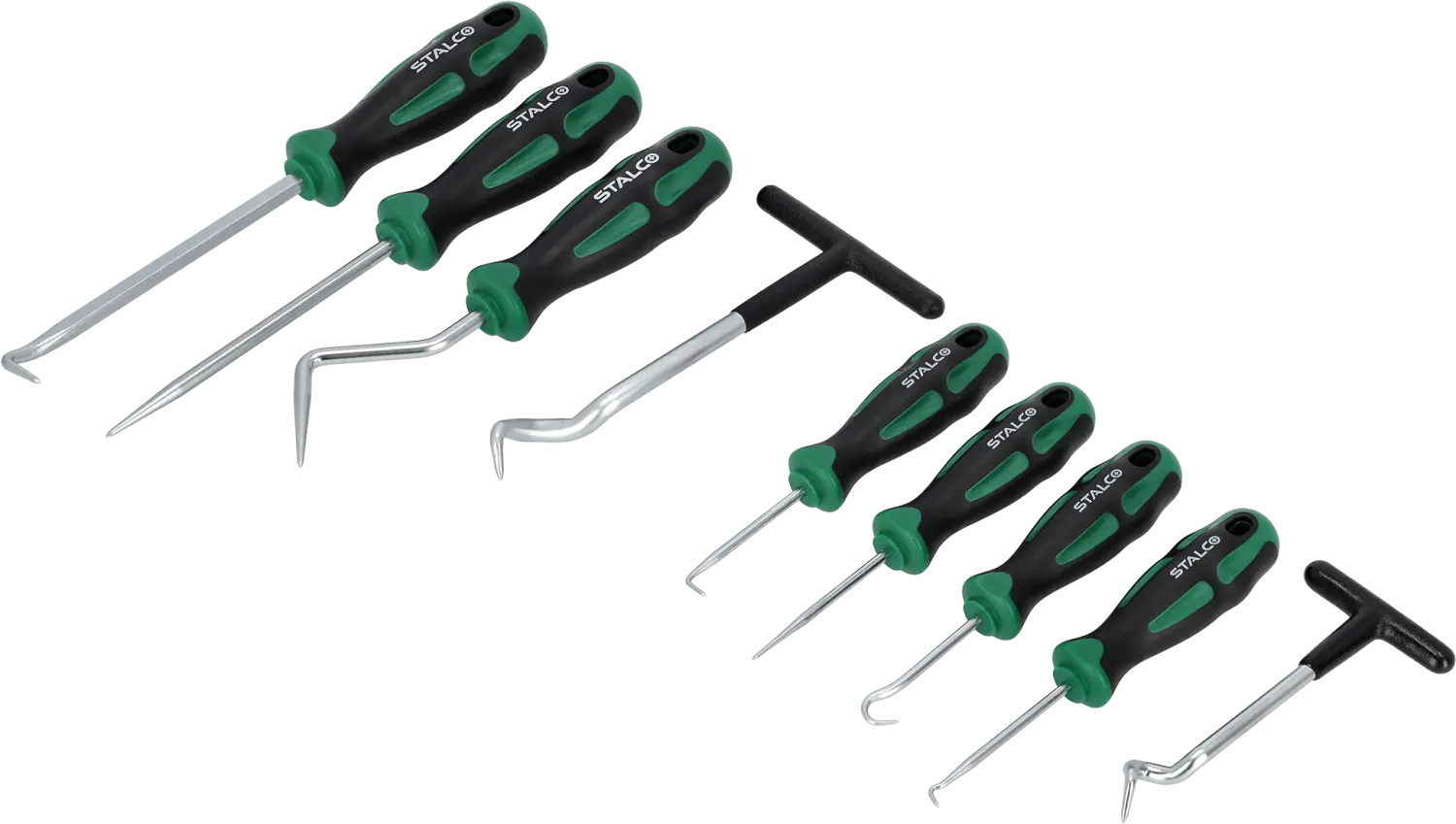 Precision hook set 9 pcs STALCO S010800009 STALCO S010800009