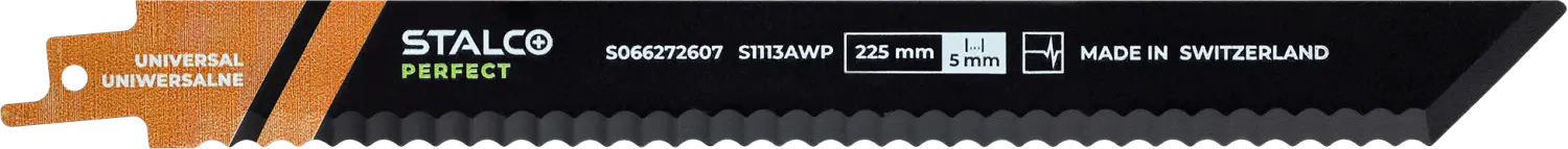 Sabre saw blade – FOR SOFT AND INSULATING MATERIALS 225mm (2 pcs.) 5 TPI; S1113AWP STALCO PERFECT S066272607