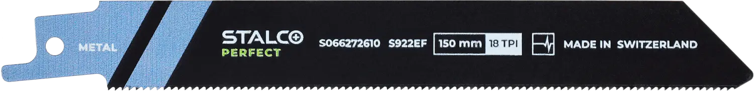 Reciprozaagblad – VOOR METAAL 150 mm (5 st.) 18 TPI; S922EF STALCO PERFECT S066272610