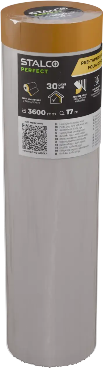 Protective painting film with washi tape 360 mm x 20 m STALCO PERFECT S043147627