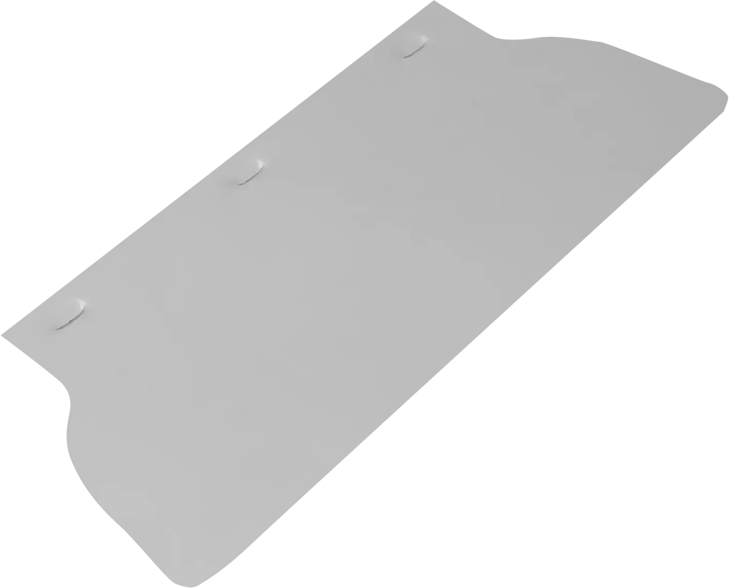 Replaceable Plastic Putty Knife Blade 250 x 0.3 mm STALCO PERFECT S-73562