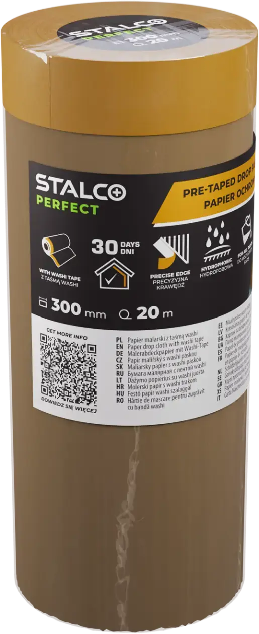 Schilderpapier met washi-tape 300 mm x 20 m STALCO PERFECT S043147600