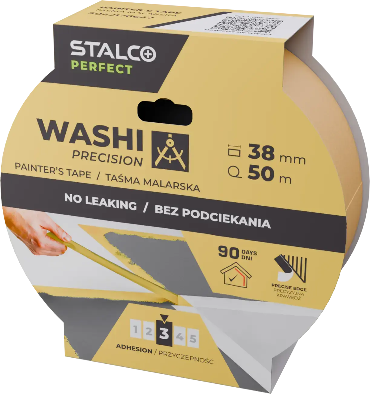 Precisie washi schilderstape 48mm x 50m STALCO PERFECT S042176648