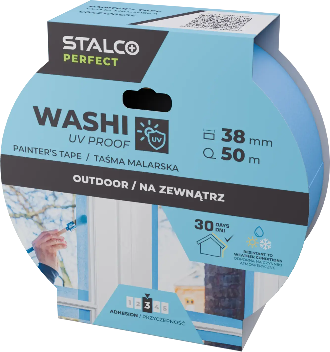 Washi schilderstape UV-bestendig 38mm x 50m STALCO PERFECT S042176655