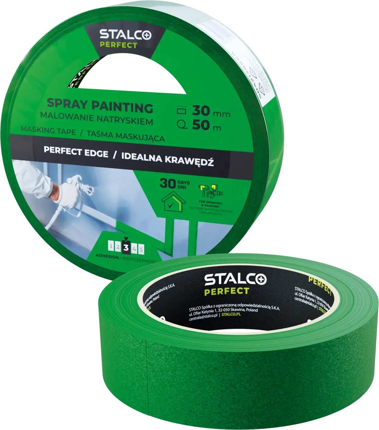 Spuitverf maskeringstape 30mm x 50m STALCO PERFECT S042138548