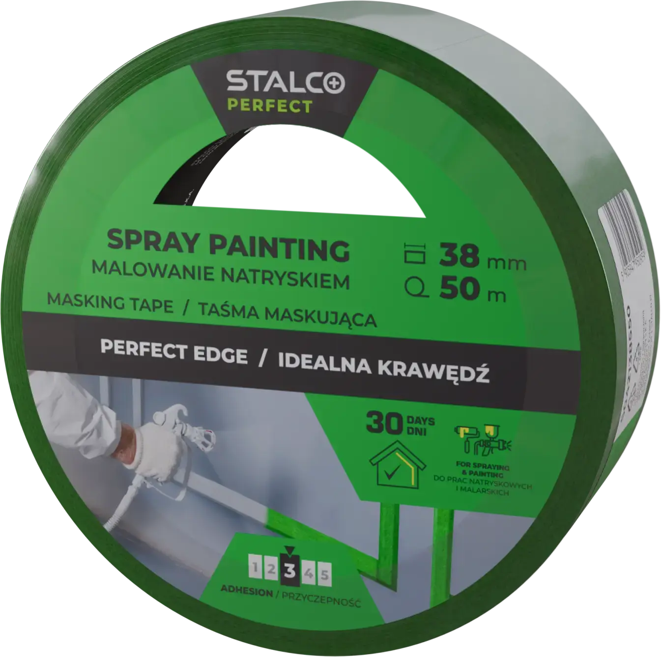 Spuitverf maskeringstape 38mm x 50m STALCO PERFECT S042138550