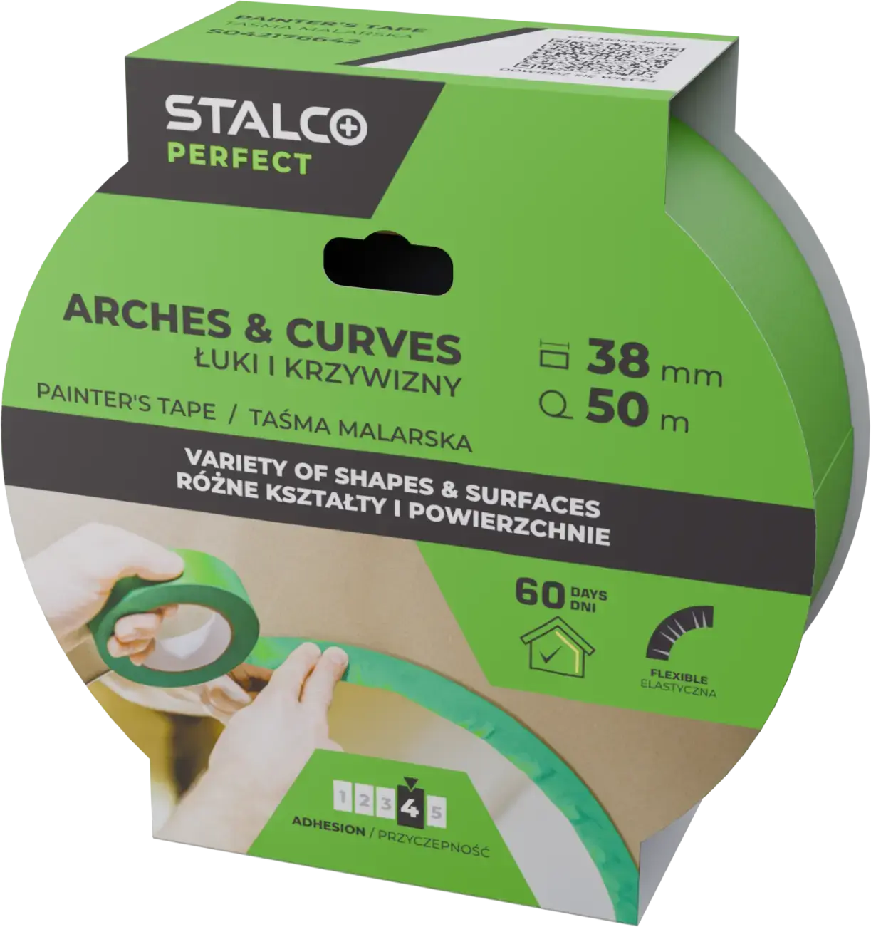 Curved and Arch Masking Tape 38mm x 50m STALCO PERFECT S042176642