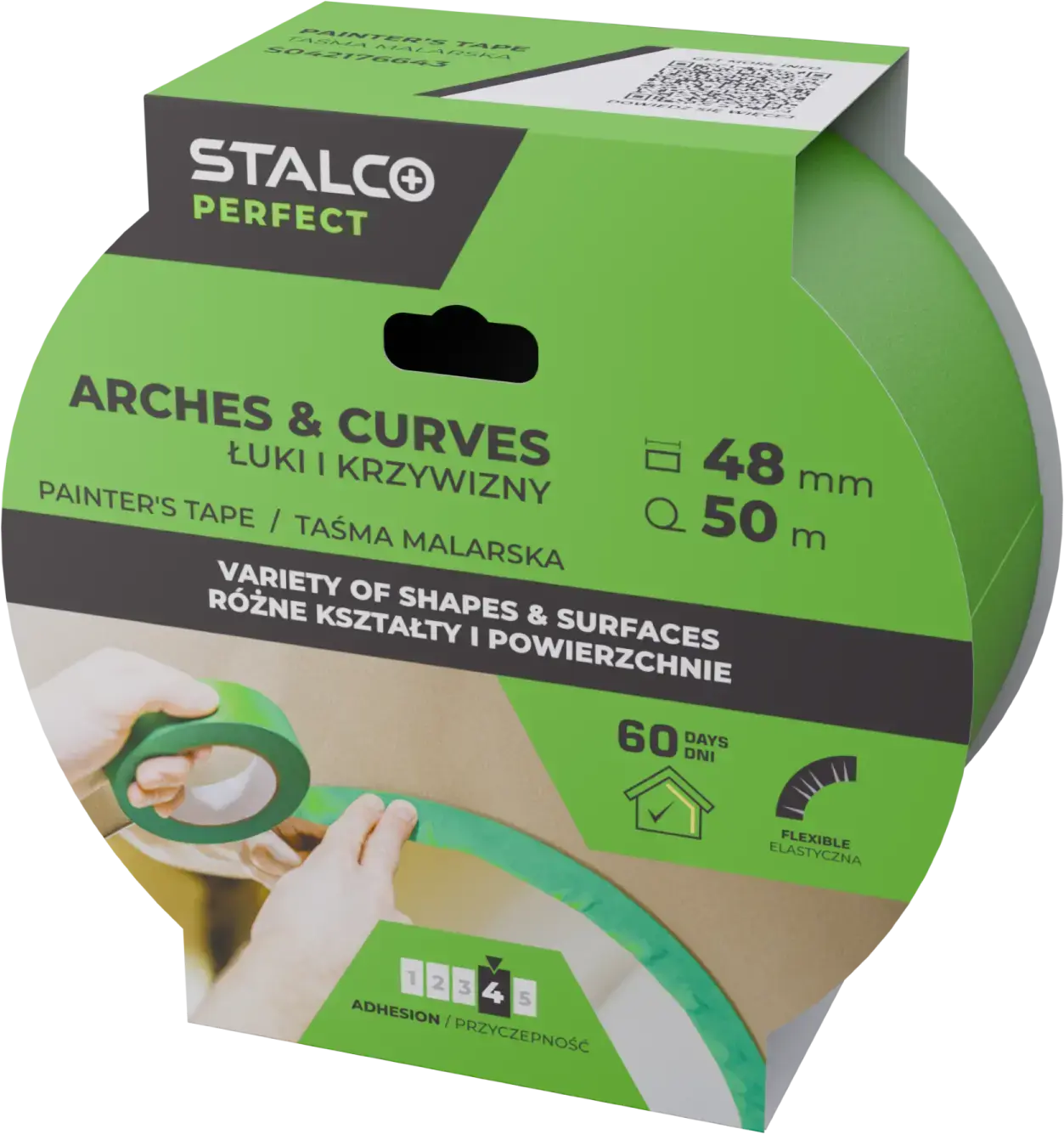 Curved and Arch Masking Tape 48mm x 50m STALCO PERFECT S042176643
