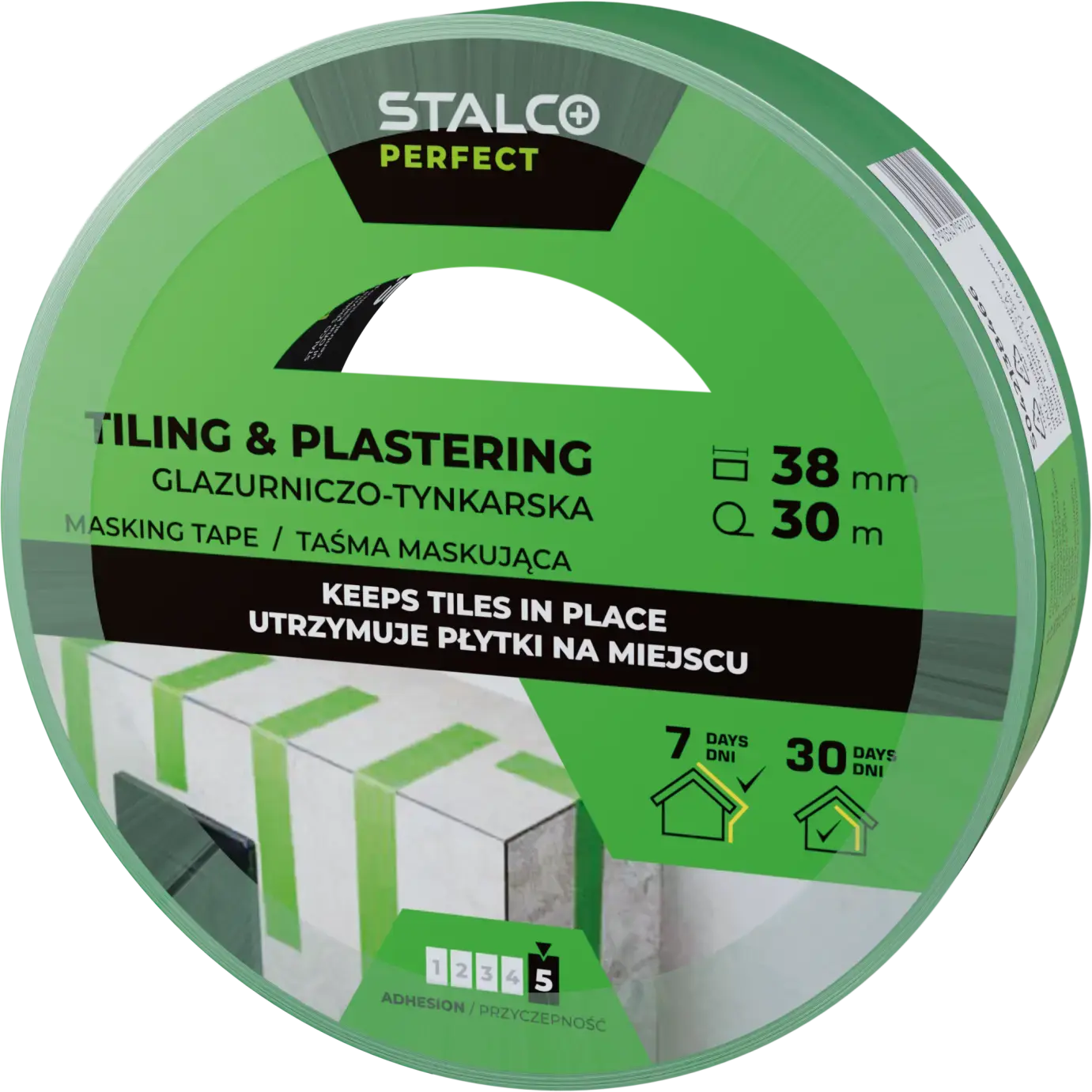 Reinforced Tile and Plaster Masking Tape 38mm x 50m STALCO PERFECT S042138466